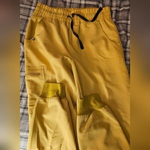 Figs high-waisted Zamora YELLOW SMALL WOMEN